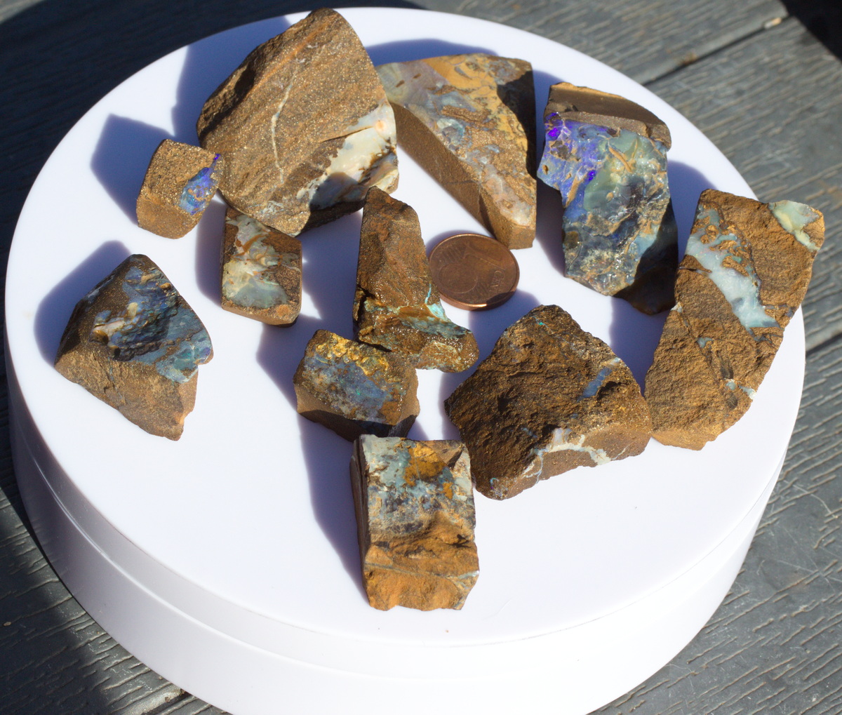 Boulderopal, Rohsteine Lot 1