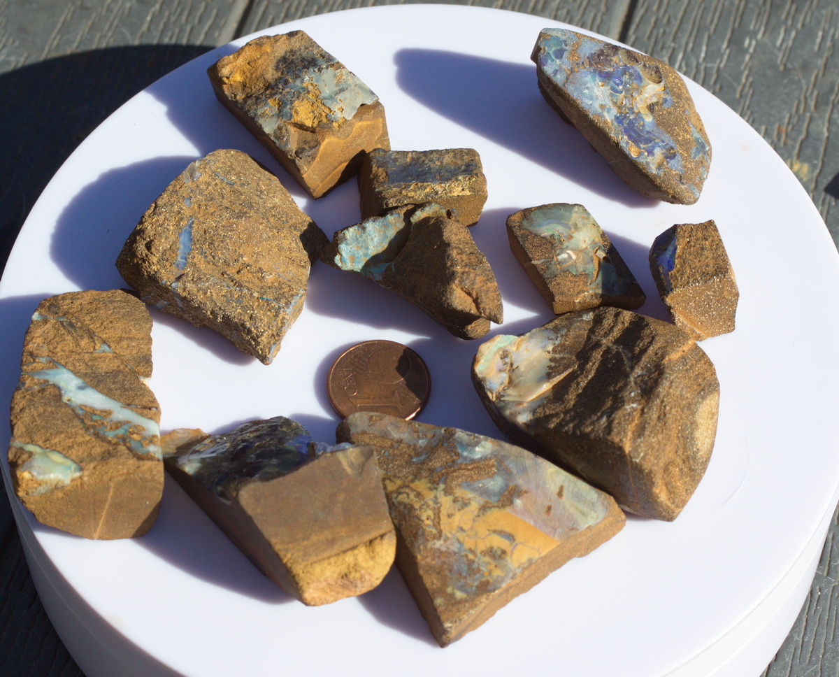 Boulderopal, Rohsteine Lot 1